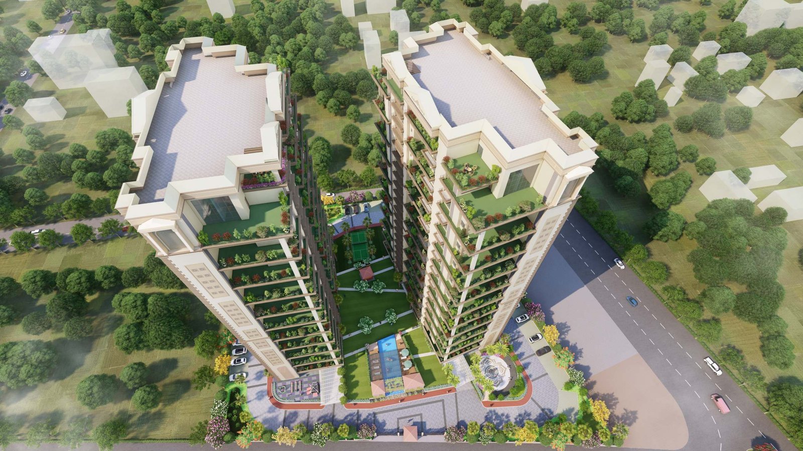 Contemporary residential architecture by Vishal & Associates