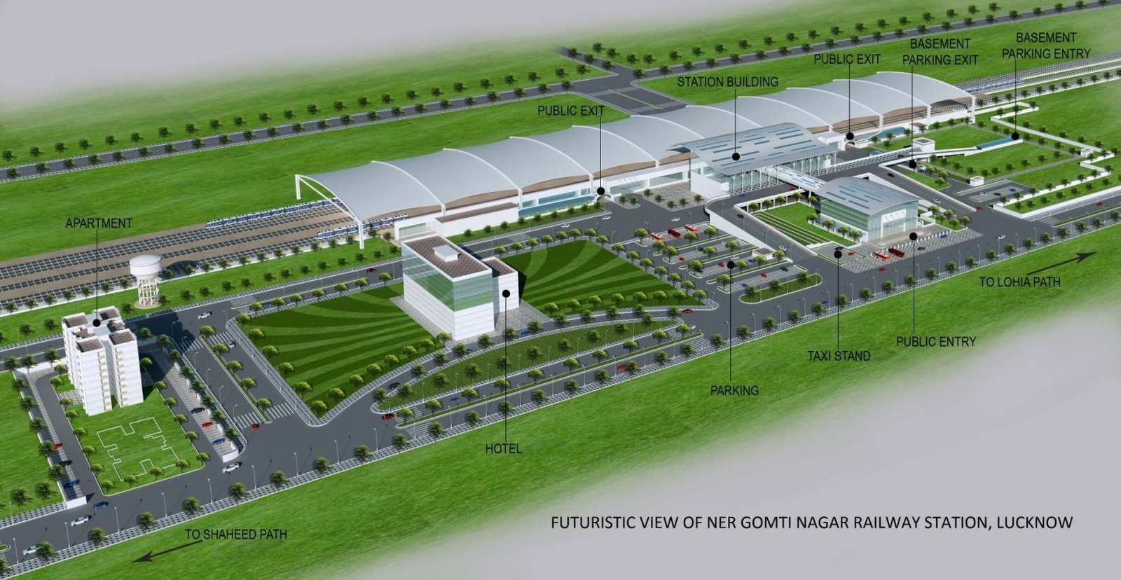 Gomti Nagar Railway Station proposal
